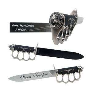   Inch Storm Trooper Knuckle German Dagger with Case
