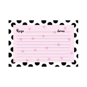  Kent Creative Ink On the Dot Recipe Cards, 4 x 6 Inch 