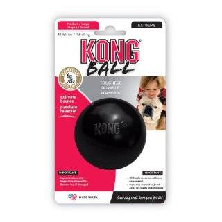 KONG Extreme Dog Toy, Large, Black KONG Extreme Dog Toy, Black