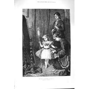  1879 QUEEN FAIRIES LITTLE GIRL COSTUME JOHNSON FINE ART 
