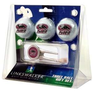 Southern Illinois Salukis NCAA 3 Ball Gift Pack w/ Cap Tool