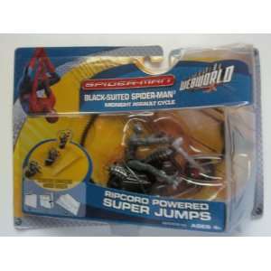   Black Suited Spider Man Midnight Assault Cycle Toys & Games