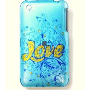  New Love Baby Blue Yellow Color Design Apple Iphone 3g 3gs 