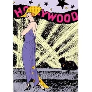   Meyer Large Wooden Rubber Stamp Hollywood Diva Arts, Crafts & Sewing