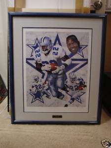   Dallas Cowboy NFL Dancing with the Stars Champion Autographed Frame
