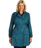   Plus Cotton Metal Flared Trench Coat $119.99 ( 43% off MSRP $209.50