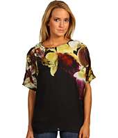 Ted Baker Raylea Orchid Symmetry Placement Print Oversized Tee $59.99 