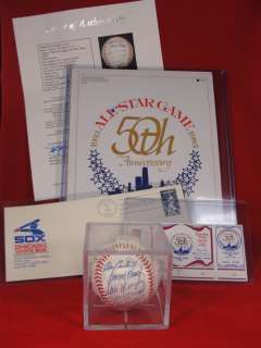   All Star Game Lot NL Team Autographed Baseball JSA Chicago White Sox