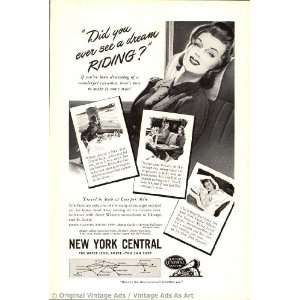   Central did you ever see a dream riding? Vintage Ad