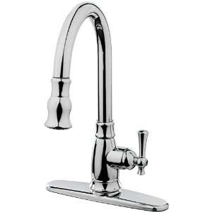 Estora 10 51111 Varismo Single Handle Pull Down Kitchen Faucet, Chrome