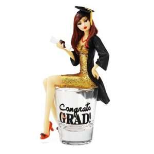    Hiccup 73648 Congrats Grad Girl In Shot Glass 