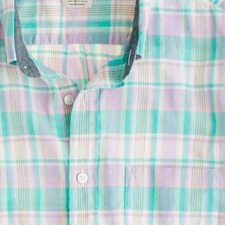 Indian cotton shirt in Kinloss plaid   Indian Cotton Plaid Shirts 