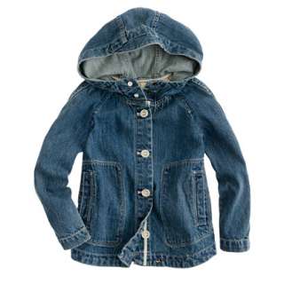 Girls cowgirl denim hooded jacket   outerwear & jackets   Girls Shop 