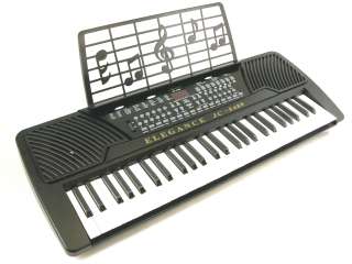 NEW KEYBOARD PIANO   54 KEY   BLACK   MODEL Organ Music  
