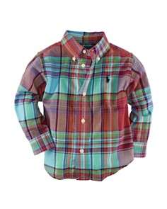 Ralph Lauren Childrenswear Infant Boys Blake Shirt   Sizes 9 24 