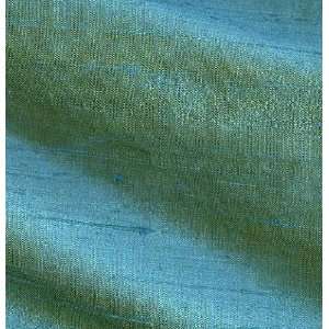   Wide Promotional Dupioni Silk Fabric Iridescent Caribbean By The Yard