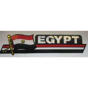  Egypt   3 x 12 Bumper Sticker Patio, Lawn & Garden