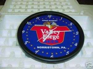 Valley Forge Beer 10 Wall Clock ( Norristown, PA. )  