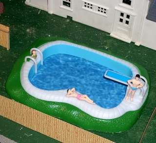 Plastic Swimming Pool for Plasticville & Lionel O & 027  