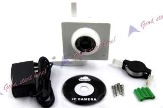   Wireless IP Mini White Camera Audio IR LED Night Vision Webcam NIP 11