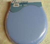 GINSEY CLASSIQUE SOFT TOILET SEAT STANDARD ROUND  BLUE  