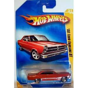 2009 Hot Wheels 031/190 66 Ford Fairlane GT Red 164  Toys & Games 