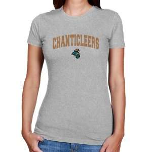   Chanticleers Ladies Ash Logo Arch Slim Fit T shirt 