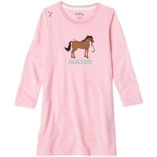 Hatley Girls 2 6x Kids Night Dress  Horse Jumper,Pink,4T 