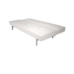 Belle White Convertible Futon  DHP For the Home Living Room Futons 