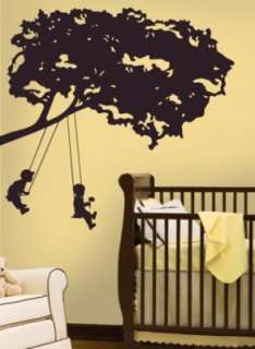 RoomMates Kids on Swing Peel & Stick Giant Wall Decal
