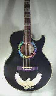 New Dillion DX70CES Black Bird Acoustic Electric Cutaway Guitar