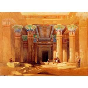   David Roberts   32 x 24 inches   Philae, Pronaos Of The Temple Of Is
