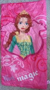 Dreamworks Shrek Princess Fiona Sleeping Bag Girls Pink  