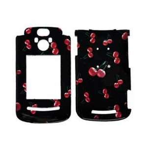   Phone Snap on Protector Faceplate Cover Housing Case   Cherry/Black
