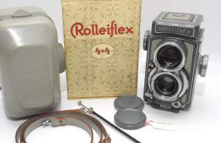Rolleiflex 4x4 with Xenar 3,5/60 mm  