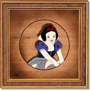   Edition Cel, Snow White Portrait Series, Snow White, Framed, 1997