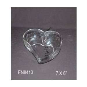 Cute Glass Heart Shaped Candy Dish REDEN8413  Kitchen 