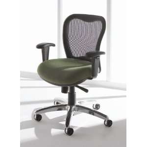  LXO Ergonomic Mid Back Task Chair in Green Office 