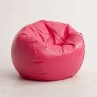Rocker Hot Pink Vinyl BeanSack Bean Bag Chair