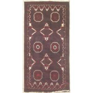 11 Caucasian Tribal Design Area Rug with Wool Pile    a 3x6 Small Rug 
