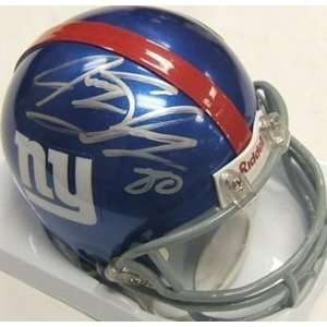   Shockey Autographed Mini Helmet   New York Giants