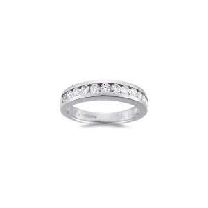    0.60 Cts Diamond accented Wedding Band in Platinum 4.0 Jewelry