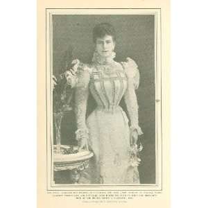  1901 Print Duchess of Cornwall & York 
