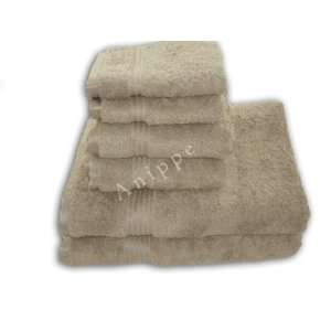  6 PC Luxurious 100% Egyptian Cotton Towel set in Taupe 