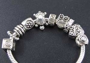   Tibetan Silver Mix Lovely Spacer Charm Beads Fit Bracelet ◆fm129