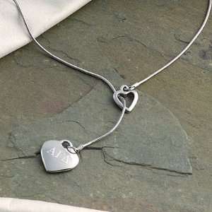  Greek Double Heart Necklace