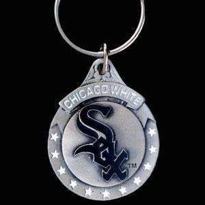  Team Logo Key Ring   White Sox