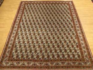   Knots Handmade Antique Persian Kashan Wool Rug Great Condition  