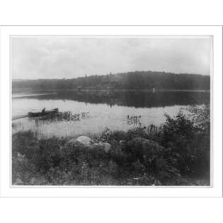Historic Print (M) Saranac Lake, Hotel Ampersand / S.R. Stoddard 