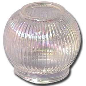  Candle Lamp Round Ribbed Table Lamp Globe